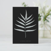 Fern - Polypodyum Grandidens - Röntgenwirkung - 10 Dankeskarte (Stehend Vorderseite)