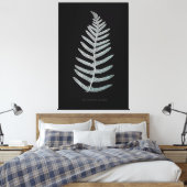 Fern - Polypodyum Vulgare - Röntgeneffekt - 09 Leinwanddruck (Insitu (Schlafzimmer))