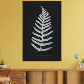 Fern - Polypodyum Vulgare - Röntgeneffekt - 09 Leinwanddruck (Insitu (Wohnzimmer))
