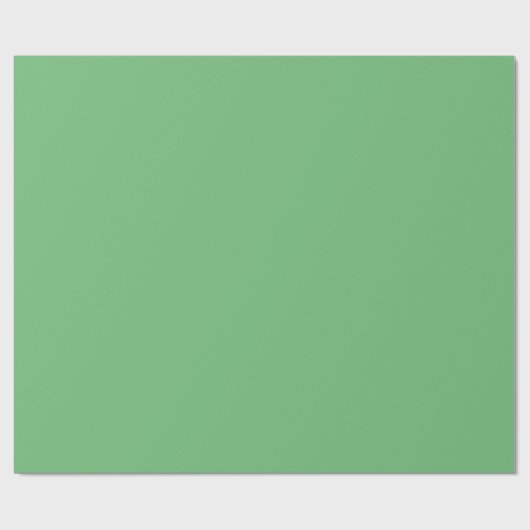 Fern Solid Color | Classic | elegant Geschenkpapier (Flach)