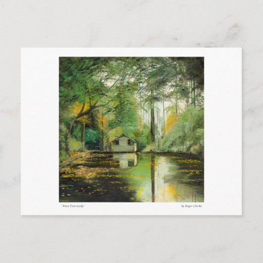 Fern Tree Gully Postkarte (Vorderseite)