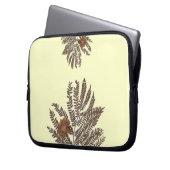 Fern und Blume Laptopschutzhülle (Vorderseite Links)