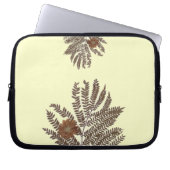 Fern und Blume Laptopschutzhülle (Vorderseite)