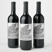 Fern Weinetikett (Flaschen)