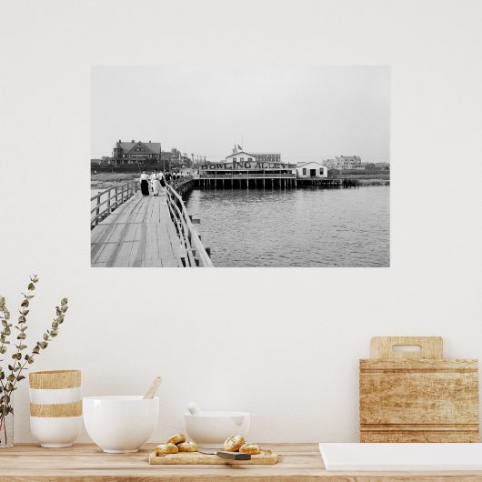 Fernab vom Inlet, 1904 Poster (Küche)