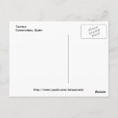 Fernán González Turm in Covarrubias Postkarte (Rückseite)