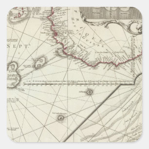 Fernand de Noronha Island Quadratischer Aufkleber