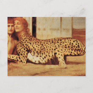 Fernand Khnopff - Die Zärtlichkeit der Sphinx Postkarte