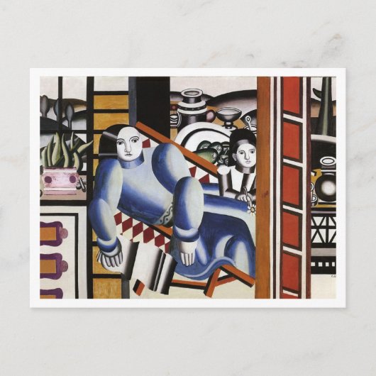 Fernand Léger, 1922, La femme et l'enfant, Modern Postkarte (Vorderseite)