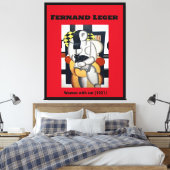 Fernand Leger: Frau mit Katze (1921) Leinwanddruck (Insitu (Schlafzimmer))