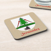 Fernandez Family Shield Untersetzer (Linke Seite)