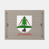 Fernandez Historischer Schild auf Kobelstein Fußmatte (Vorderseite)