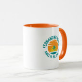 Fernandina Beach Amelia Island Florida Kaffeetasse (VorderseiteRechts)