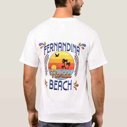 Fernandina Beach, Florida T-Shirt (Rückseite)