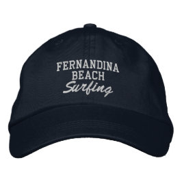 Fernandina Beach Surfing bestickt Baseballhut Bestickte Baseballkappe
