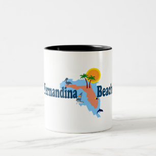 Fernandina Strand Zweifarbige Tasse