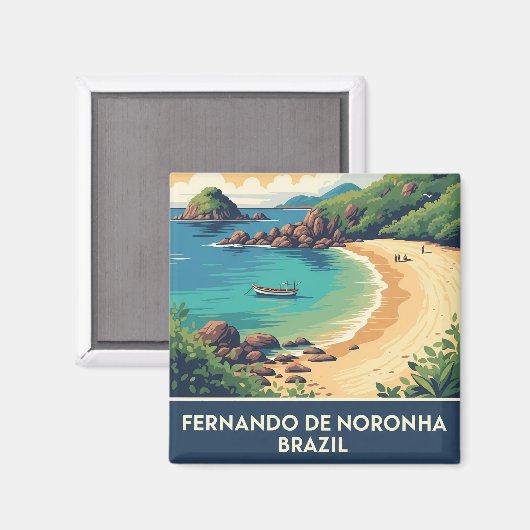 Fernando de Noronha Brasilien Magnet (Vorderseite/Rückseite)