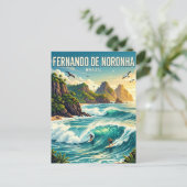 Fernando de Noronha Brasilien Postkarte (Stehend Vorderseite)
