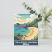 Fernando de Noronha Brasilien Postkarte (Stehend Vorderseite)