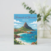 Fernando de Noronha Brasilien Postkarte (Stehend Vorderseite)