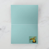 Fernando die Toucan Grußkarte Karte (Innenseite)