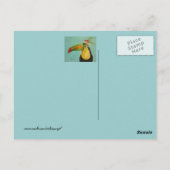 Fernando die Toucan-Postkarte Postkarte (Rückseite)