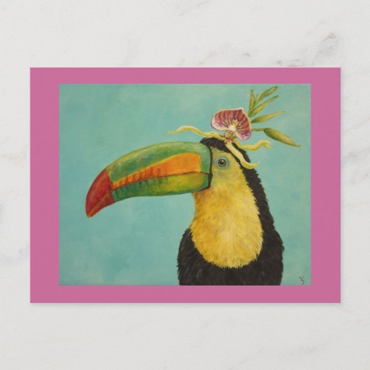 Fernando die Toucan-Postkarte Postkarte (Vorderseite)