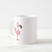 Fernando-Flamingo Kaffeetasse (Vorderseite Links)