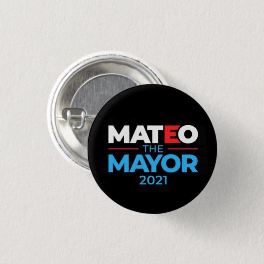 Fernando Mateo NYC Mayor 2021 Button (Vorne & Hinten)
