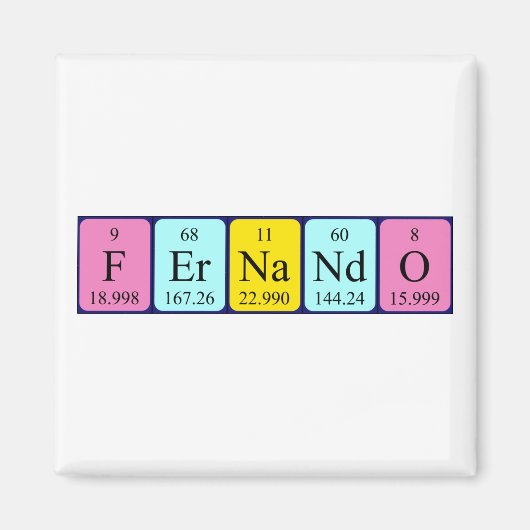 Fernando Periodenmagnet Magnet (Vorne)