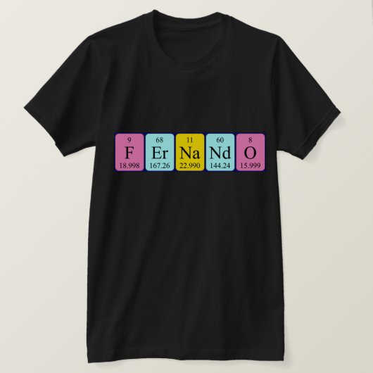 Fernando Periodenname Shirt (Design vorne)