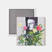 Fernando Pessoa Magnet (Vorderseite/Rückseite)