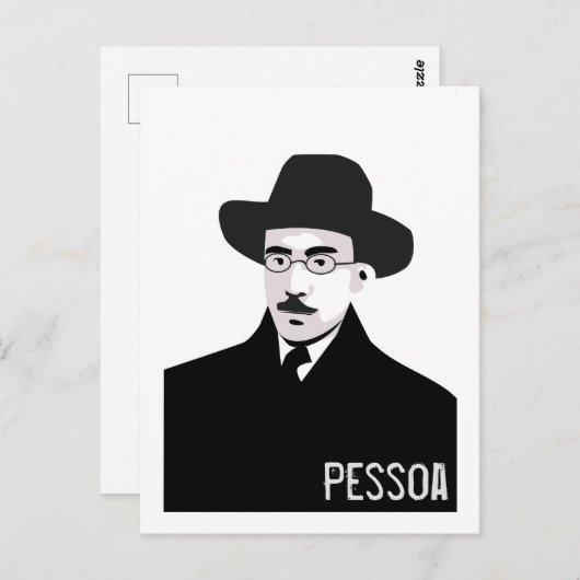Fernando Pessoa Postcard Postkarte (Vorne/Hinten)