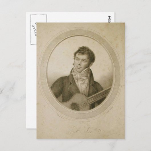 Fernando Sor Postkarte (Vorne/Hinten)