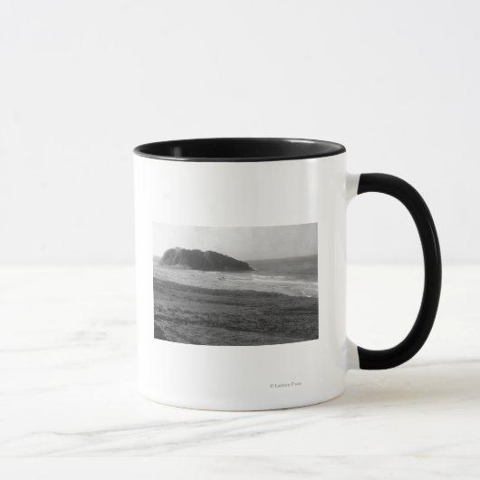 Fernansicht der Point-Sur-Lichtstation Tasse (Rechts)