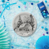 Fernbarschskizze I Pappteller (Party)