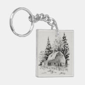 Fernbarschskizze I Schlüsselanhänger (Vorderseite links)