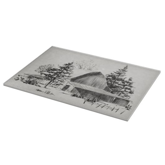 Fernbarschskizze II Schneidebrett (Ecke)