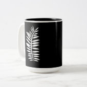 Fernbaum Zweifarbige Tasse (Vorderseite Links)