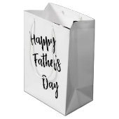 Fernbediente Kontrolle Vatertag Mittlere Geschenktüte (Rückseite Schrägansicht)