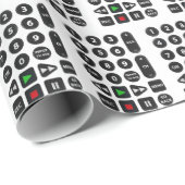 Fernbedienung mit VCR-Taste Geschenkpapier (Rolleneckpunkt)