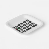 Fernbedienung mit VCR-Taste Pappteller (Gewinkelt)