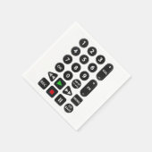 Fernbedienung mit VCR-Taste Serviette (Ecke)