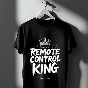 Fernbedienungskönig Lustiges TV-Geschenk für Vät T-Shirt
