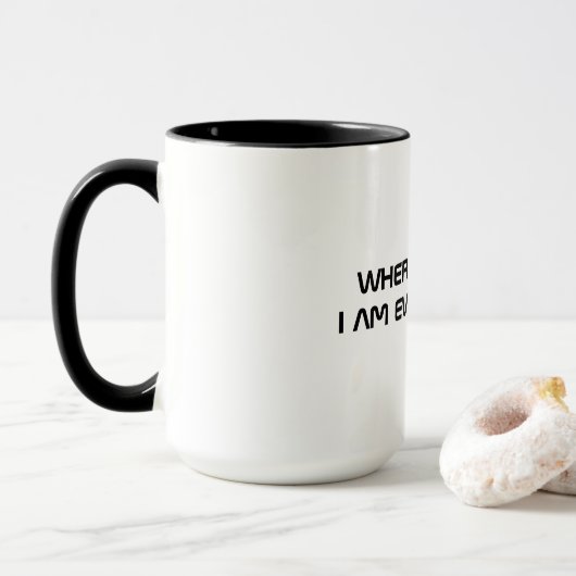 Fernbetrachtungs-Tasse Tasse (Mit Donut)