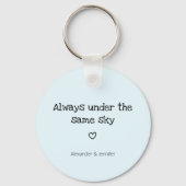 Fernbeziehung vermissen Sie Schlüsselanhänger (Vorderseite)