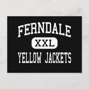 Ferndale - Gelbe Jacken - Bereich - Johnstown Postkarte