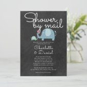 Ferndusche Einladung (Stehend Vorderseite)