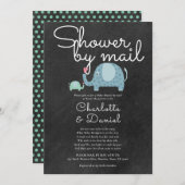 Ferndusche Einladung (Vorne/Hinten)