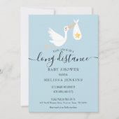 Ferndusche Sprinkle nach Mail Stork Star Einladung (Vorderseite)